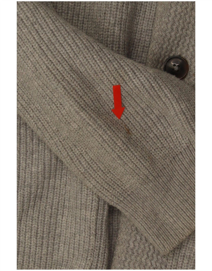 Marks & Spencer Herre Cardigan Sweater XL Grå Bomuld