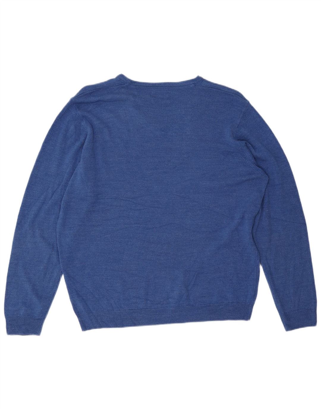 Marks & Spencer Herre V-hals sweater 2XL Blå Akryl