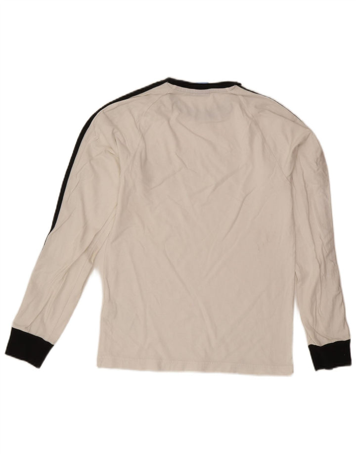Adidas Herre grafisk top langærmet XS hvid bomuld