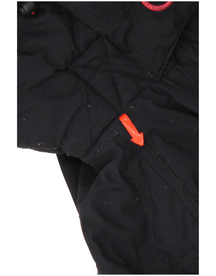 Superdry Windcheater vindjakke med hætte til kvinder UK 16 Large Navy Blue