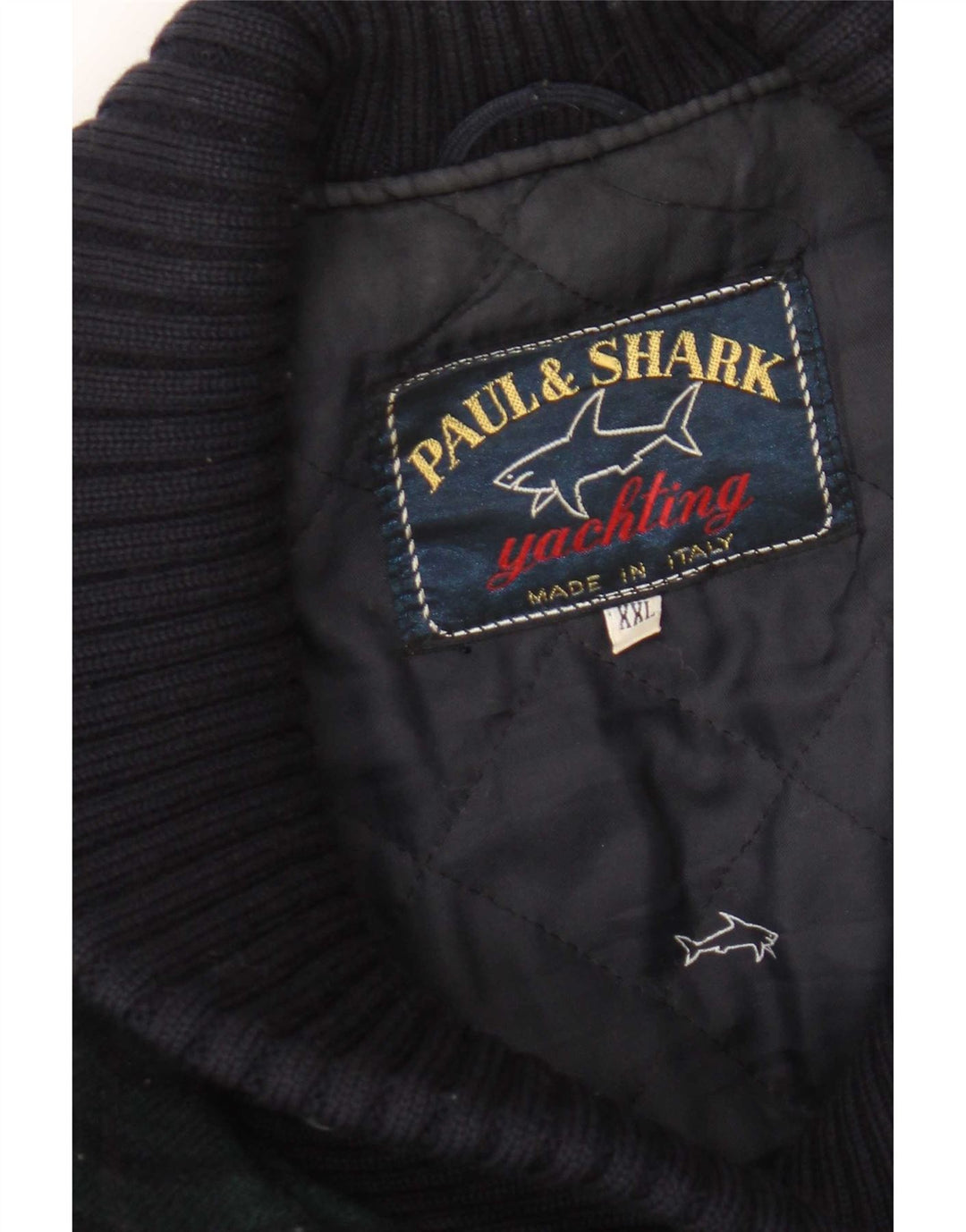 Paul & Shark Dame Overfrakke UK 20 2XL Navy Blue Check