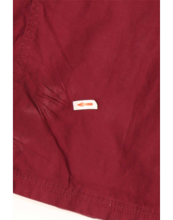 Tommy Hilfiger Herre Bomber Jacket UK 38 Medium Bourgogne Bomuld