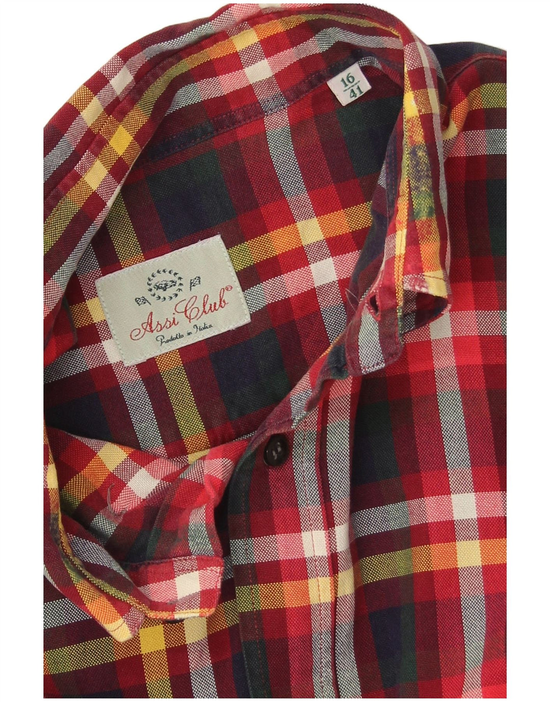 Vintage herre flannel skjorte str. 16 41 Stor rød ternet