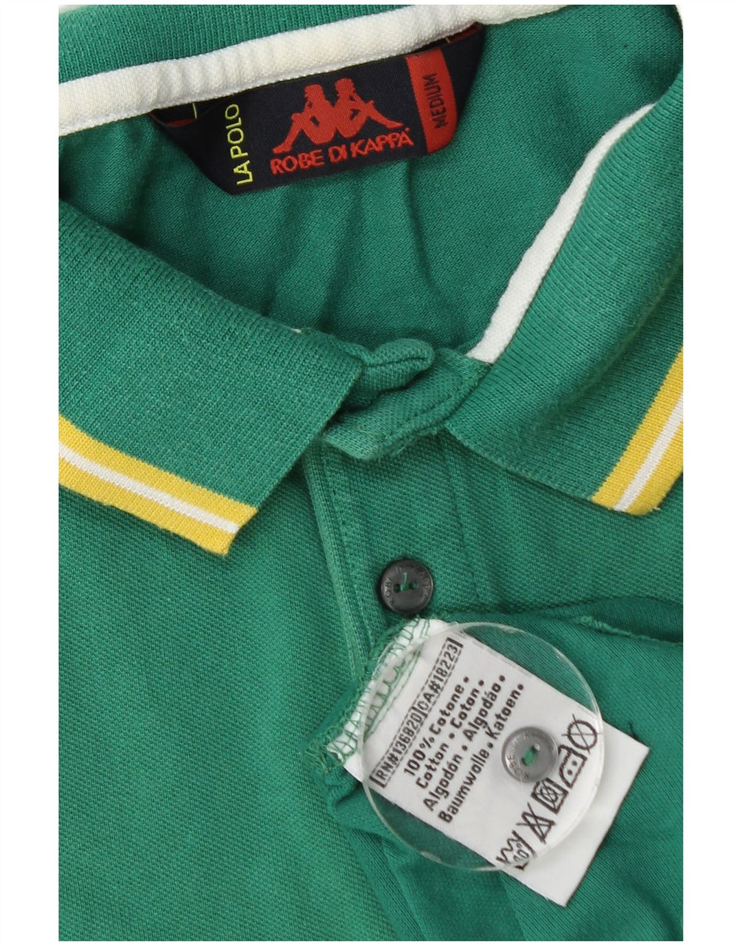 Kappa herre poloshirt mellemgrøn bomuld