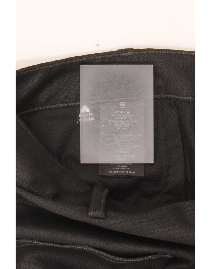 G-Star Herre Cargo Tapered Jeans W36 L28 Sort Bomuld