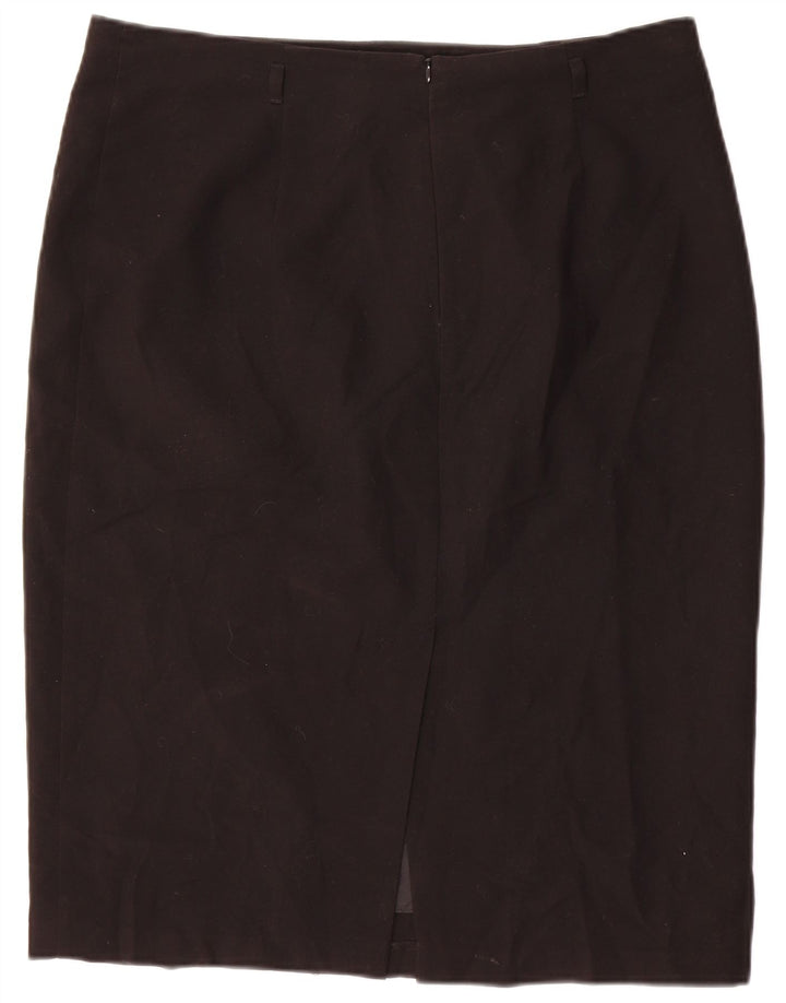 Marks & Spencer Pencil Nederdel til kvinder UK 16 Large W34 Black Polyester