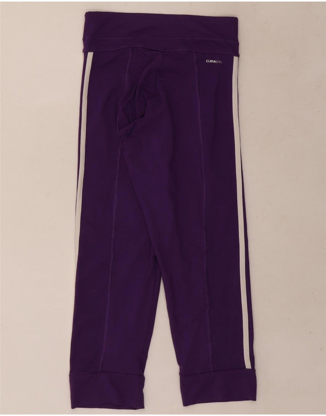 Adidas Dame Climalite Leggings UK 0/2 2XS Lilla Polyester