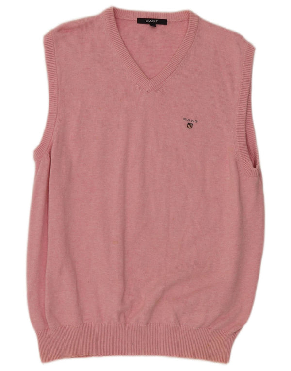 Gant Herrevest Tank Top XL Pink Bomuld