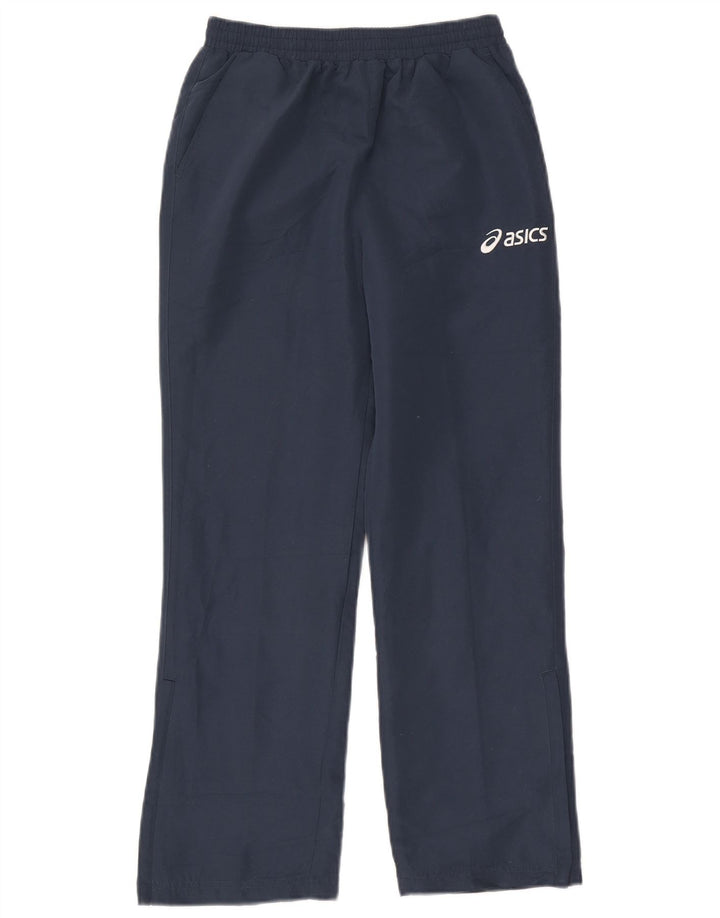 Asics Boys træningsdragt bukser 11-12 år marineblå polyester