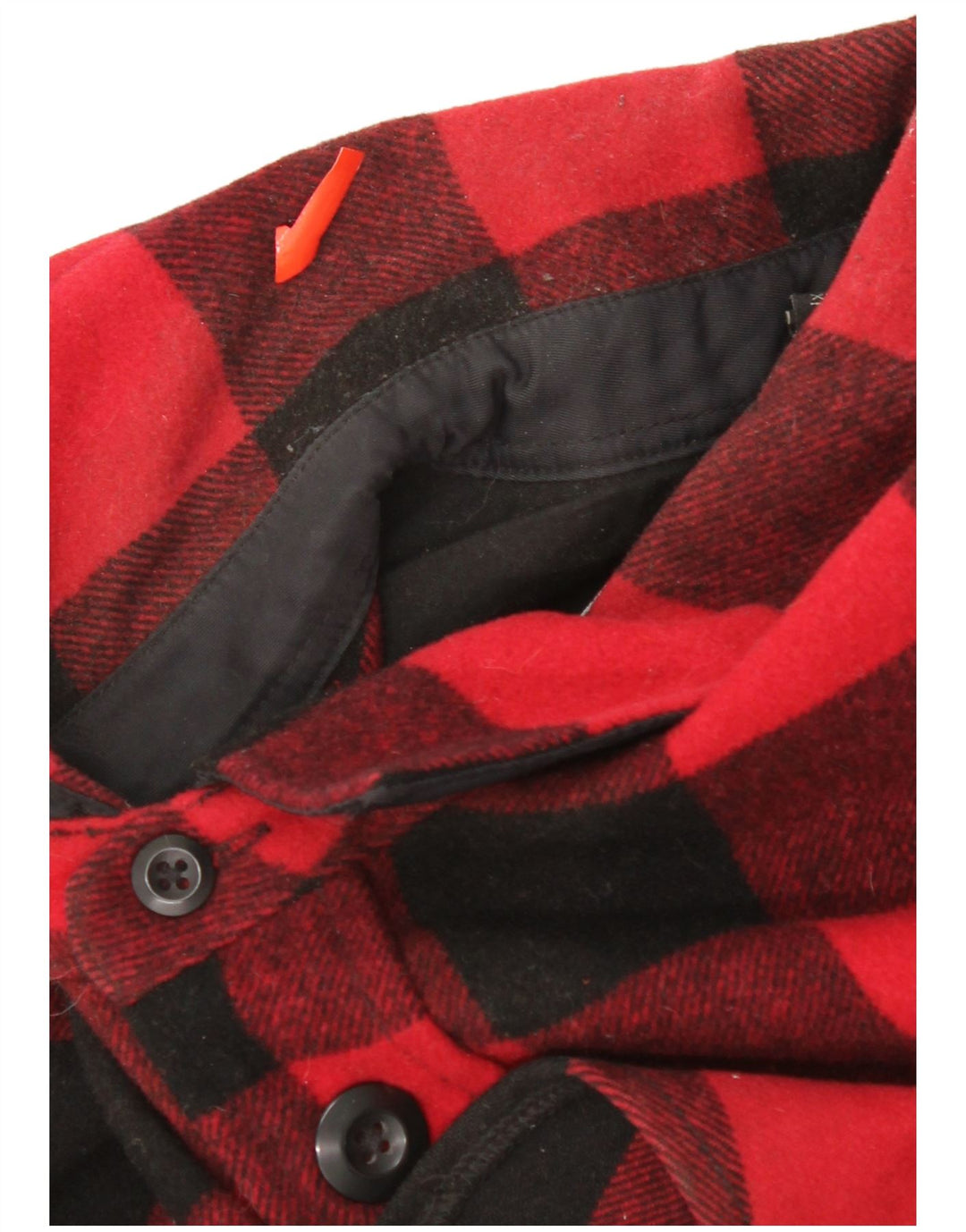 Nike skovhugger flannelskjorte til mænd XL Rød Gingham Wool