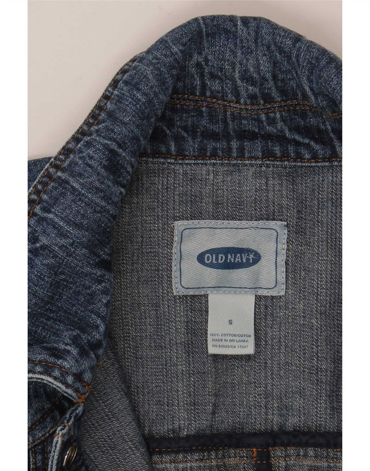 Old Navy Dame denimjakke UK 10 Small Blue Cotton