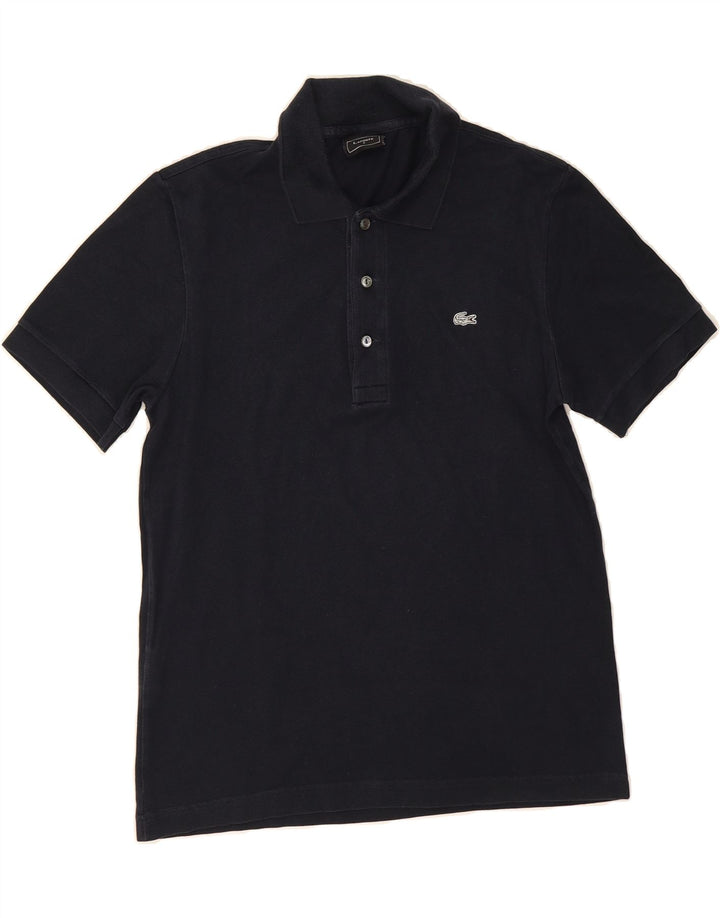 LACOSTE Mens Polo Shirt Size 3 Small Navy Blue Cotton Vintage Lacoste and Second-Hand Lacoste from Messina Hembry 