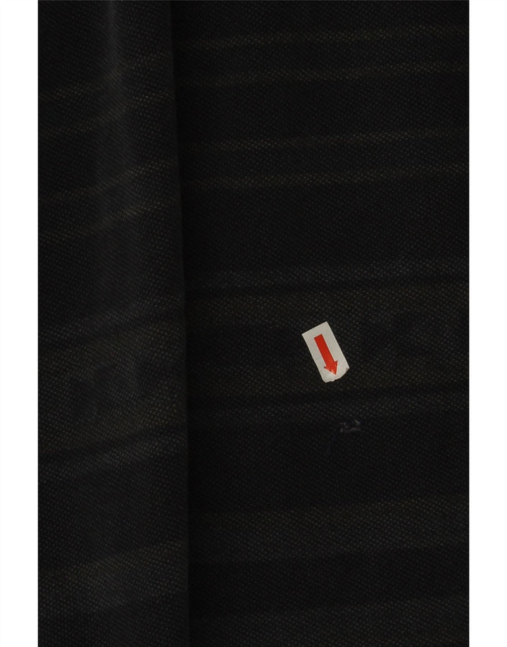 Fedt ansigt herre lynlås-hals sweatshirt jumper stor sort stribet bomuld