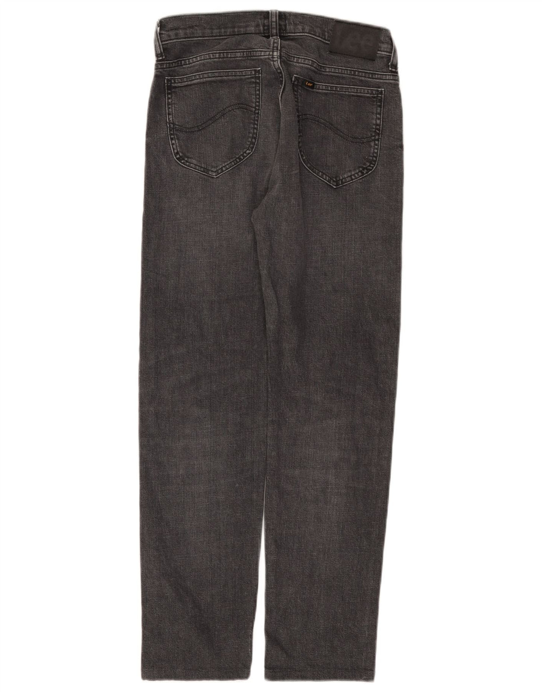 Lee Herre Rider Straight Jeans W28 L28 Grå Bomuld