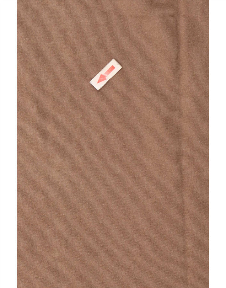 Champion Herre T-Shirt Top Stor Brun Bomuld