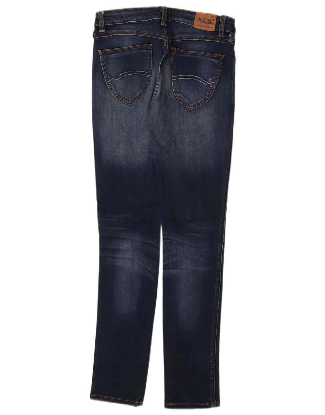 TOMMY HILFIGER Drenge Skinny Jeans 13-14 år W26 L29 Blå Bomuld