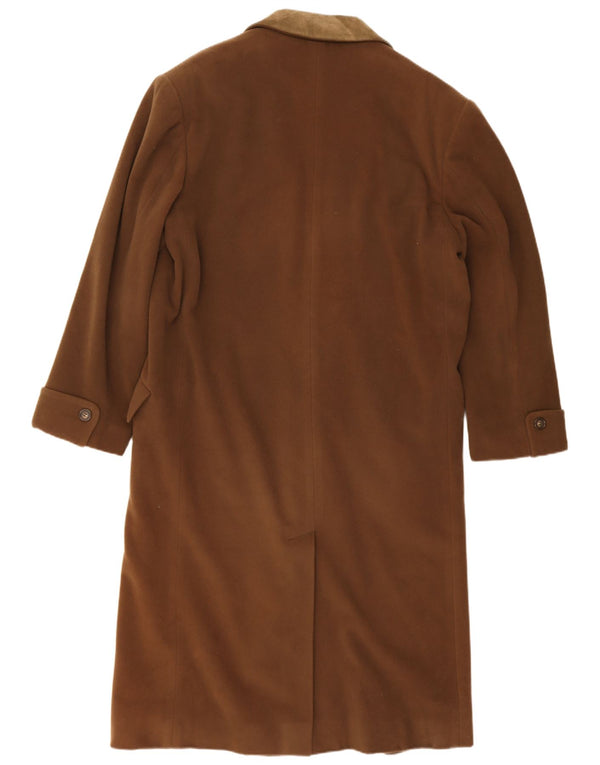 Byblos Herre Dobbeltradet Frakke IT 52 XL Brun Uld