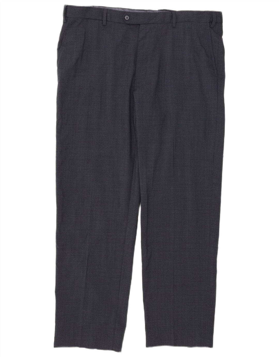 Marks & Spencer Herre Straight Regular Suit Bukser W40 L31 Navy Blue