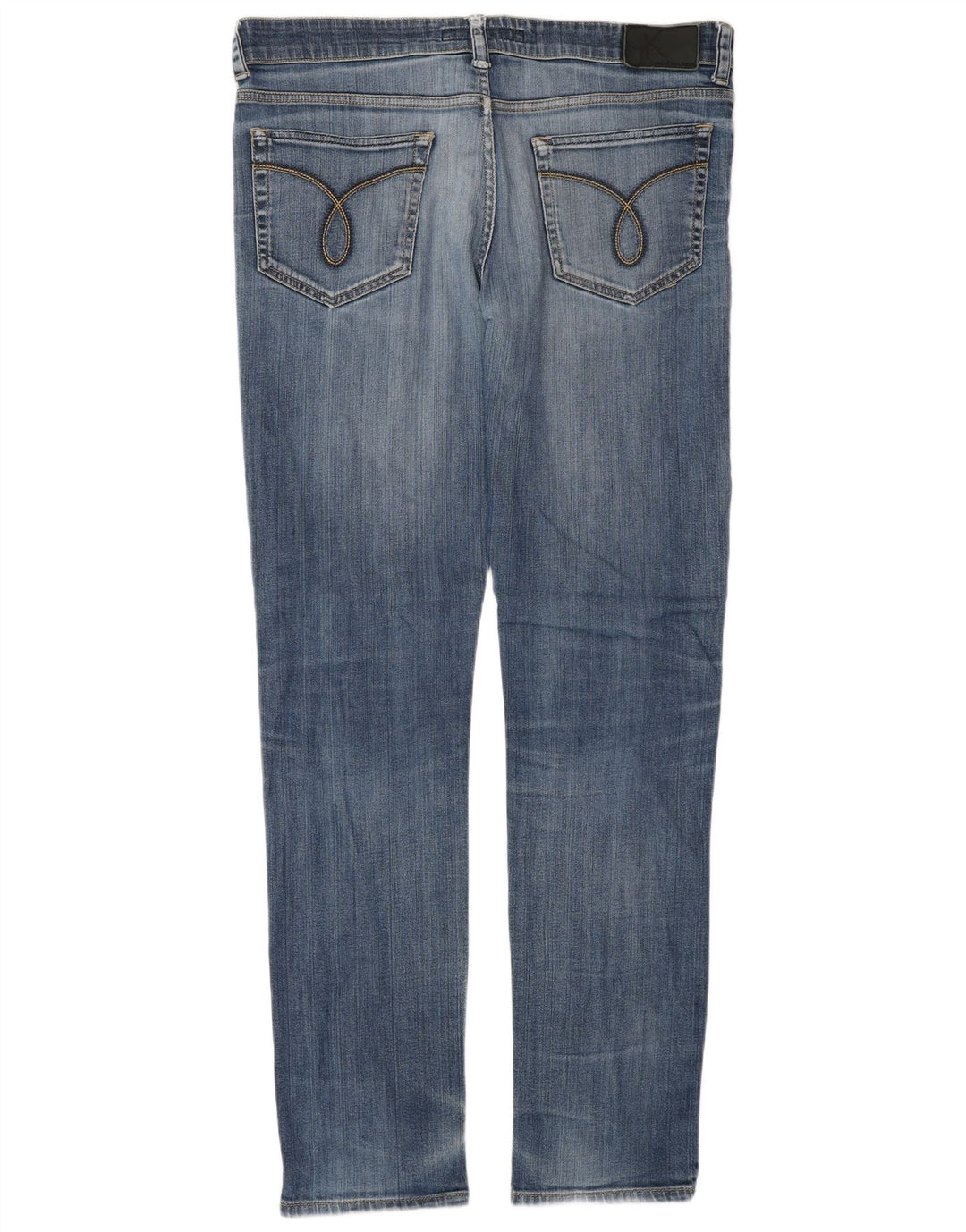 Calvin Klein Herre Skinny Jeans W34 L34 Blå Bomuld