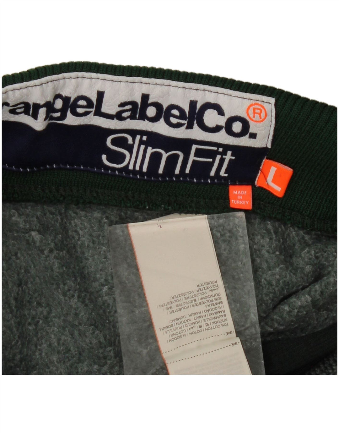 SUPERDRY Herre Slim Fit træningsdragt Bukser Joggers Large Khaki Bomuld