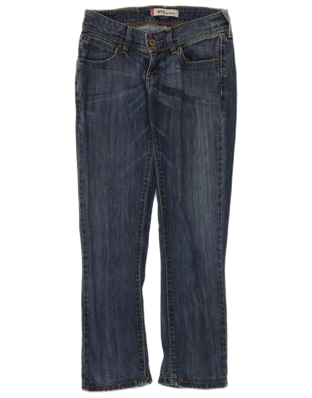 Levi's Dame 472 Bootcut Jeans W28 L27 Blå