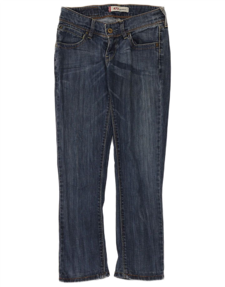 Levi's Dame 472 Bootcut Jeans W28 L27 Blå