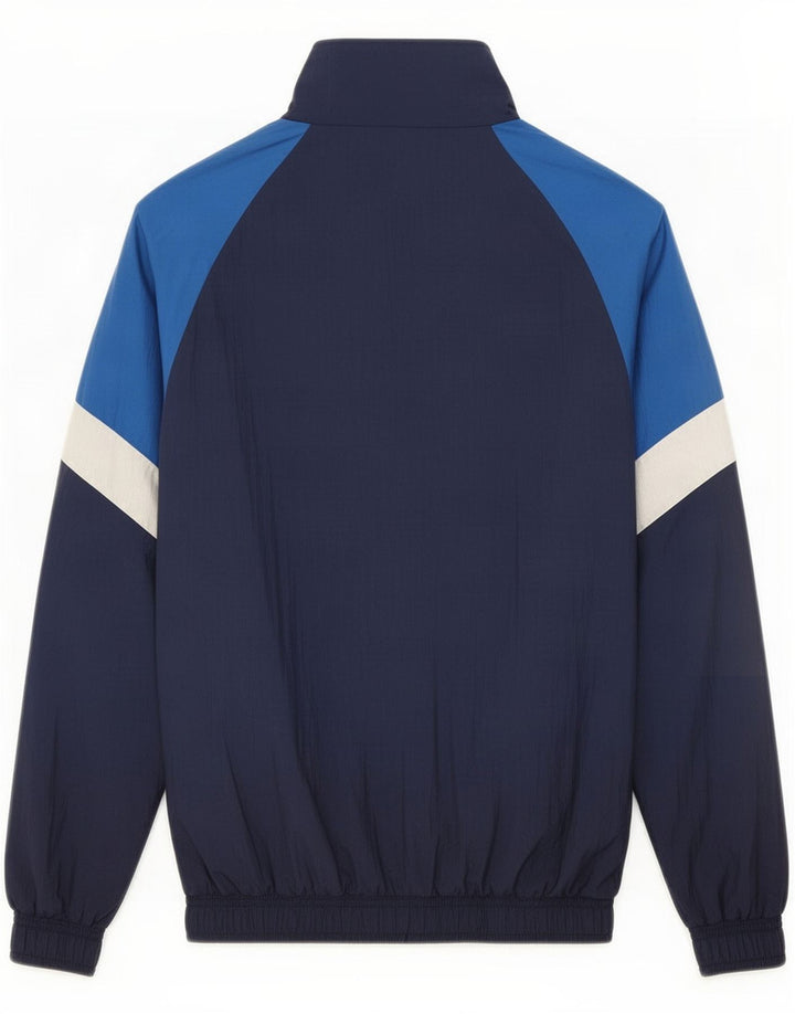 Ellesse Herre træningsdragt Top jakke Small Navy Blue Colourblock Polyester