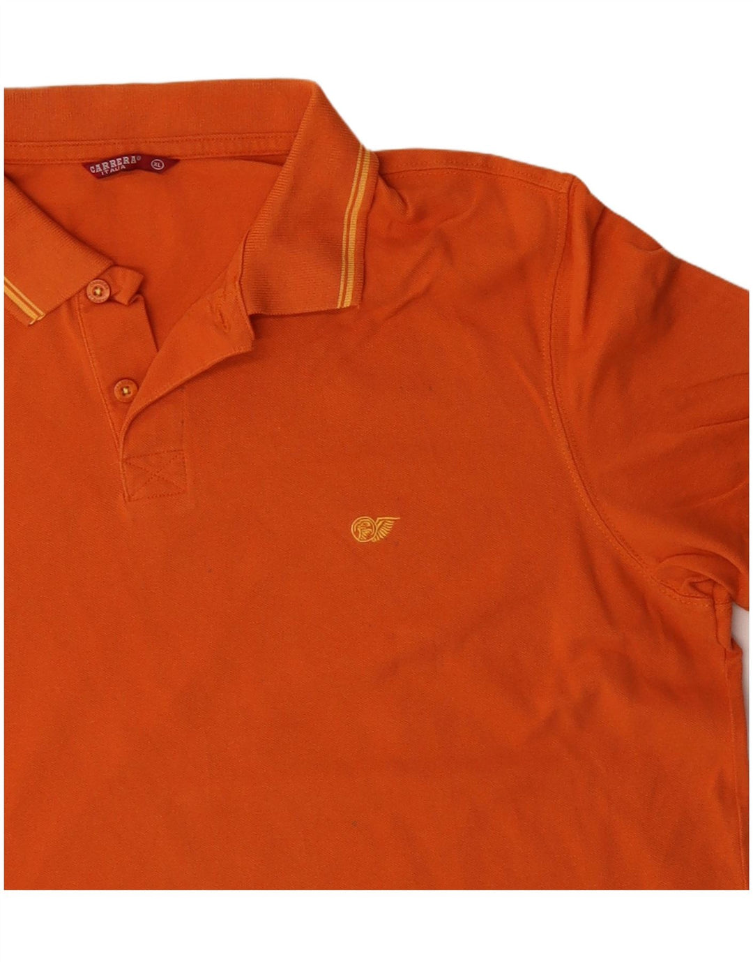 CARRERA Poloshirt til mænd XL Orange Bomuld