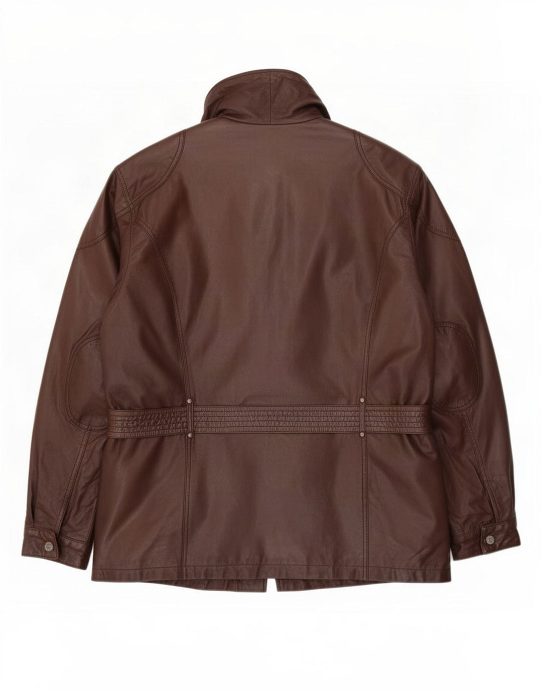 Mauritius Herre Læderjakke IT 56 3XL Brun