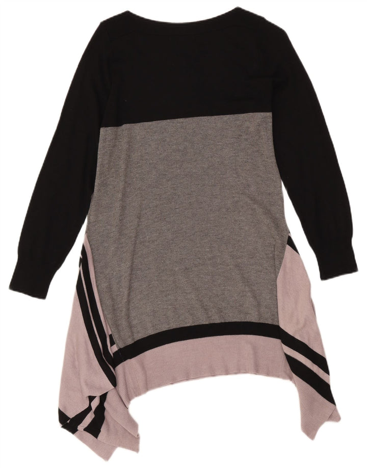 Marks & Spencer strikket tunikakjole til kvinder UK 14 Medium Pink Colourblock