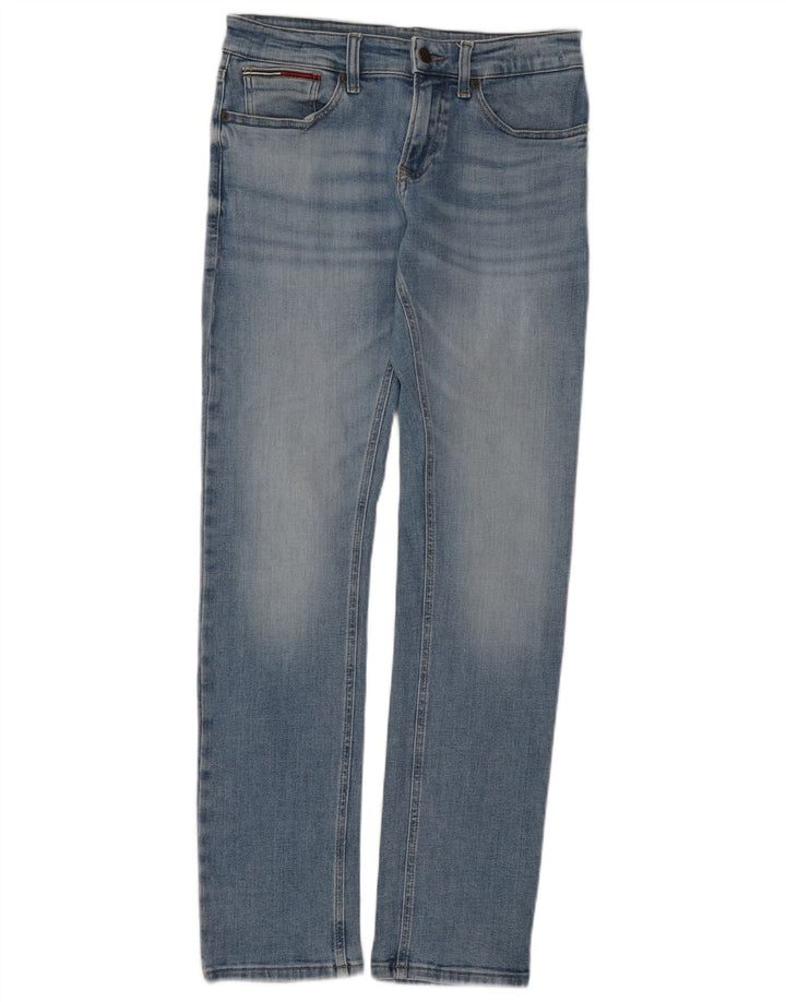 Tommy Hilfiger Herre Slim Jeans W30 L32 Blå Bomuld