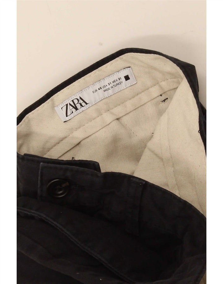 Zara Herre Slim Jeans EU 40 Medium W30 L28 Sort