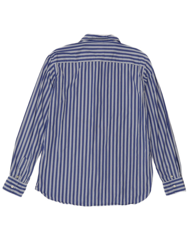 Marina Yachting Herre Slim Fit skjorte str. 42 Stor blå stribet