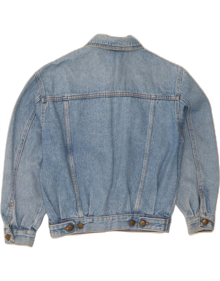 BASE 92 Womens Oversized 3/4 Sleeve Denim Jacket EU 36 Small Blue Cotton Vintage Base 92 and Second-Hand Base 92 from Messina Hembry 