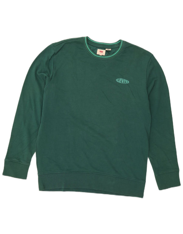 Levi's Herre Sweatshirt Jumper XL Grøn Bomuld