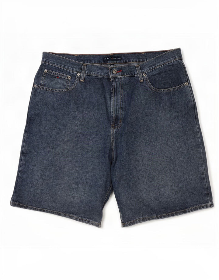 Tommy Hilfiger Herre Denim Shorts W40 XL Blå Bomuld