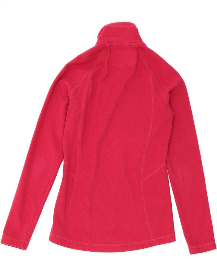 O'NEILL Womens Zip Neck Fleece Jumper UK 10 Small  Pink Polyester Vintage O'Neill and Second-Hand O'Neill from Messina Hembry 