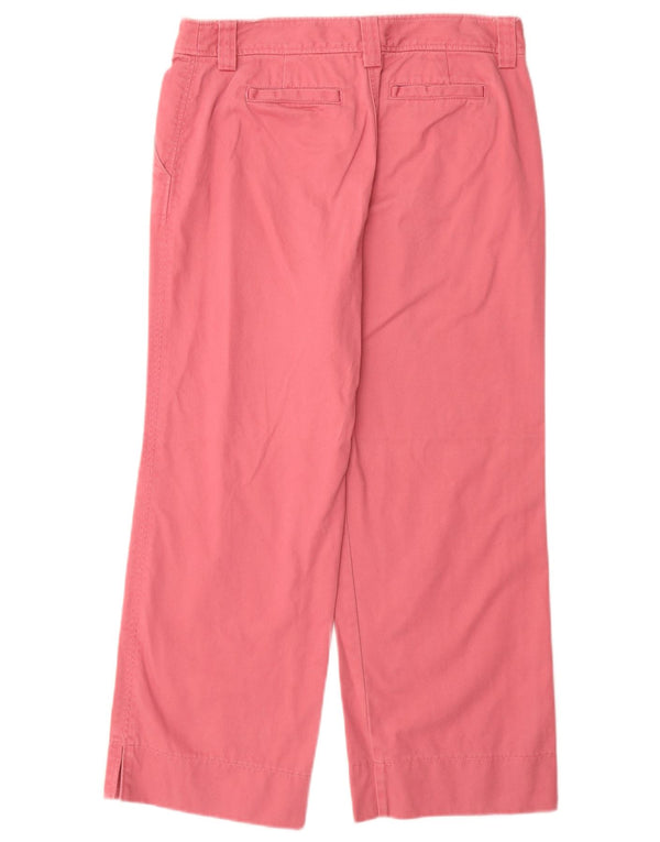 J. CREW Lige Chinobukser til kvinder US 4 Small W28 L26 Pink Bomuld