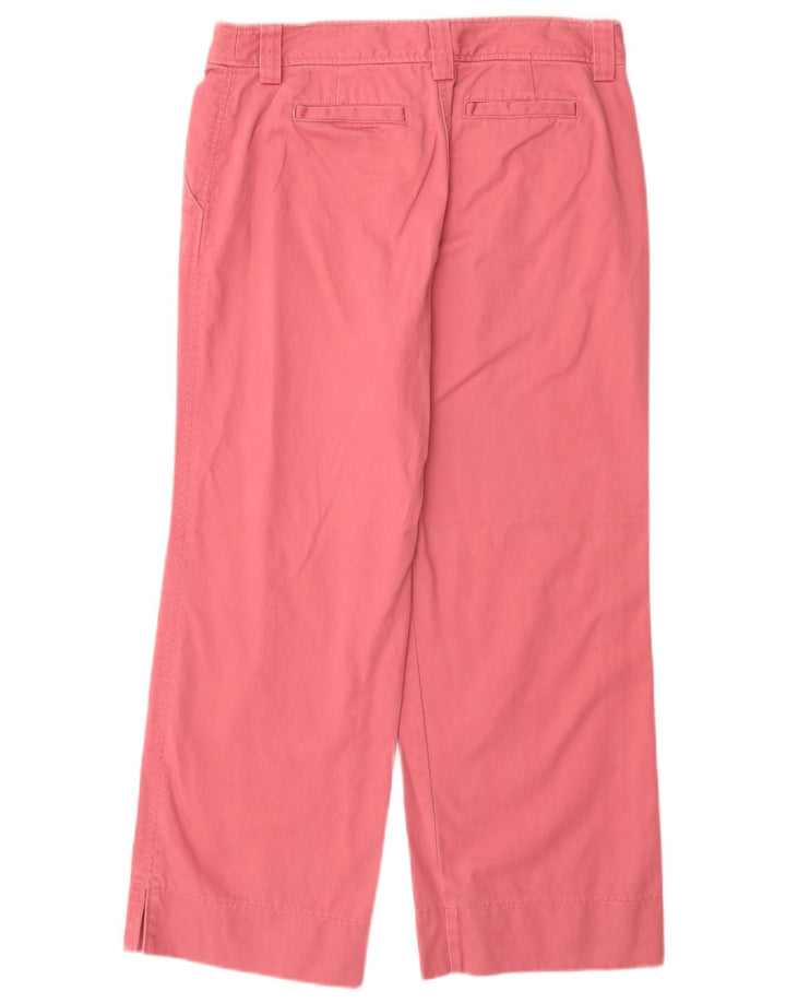 J. CREW Lige Chinobukser til kvinder US 4 Small W28 L26 Pink Bomuld