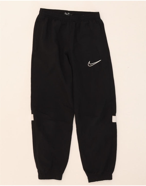 Nike Boys Dri Fit træningsdragt Bukser Joggers 7-8 år XS Sort Colourblock