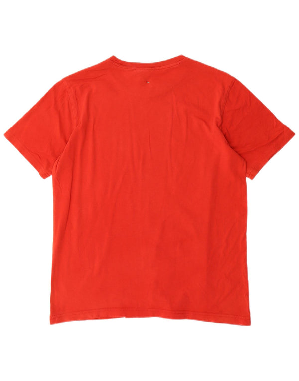 Champion Boys Grafisk T-Shirt Top 15-16 år 2XL Rød