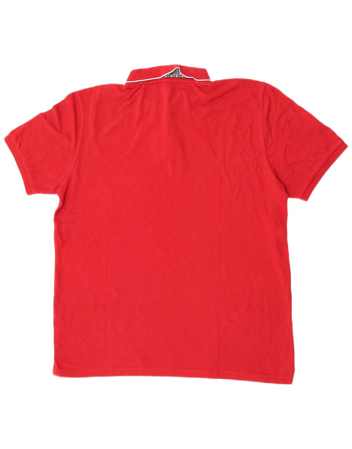 Elvstrom herre poloshirt XL rød bomuld