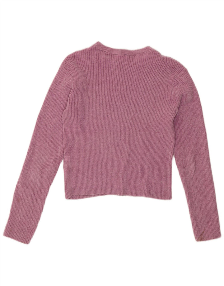 Marks & Spencer Girls Crop Top Langærmet 13-14 år Pink Polyester