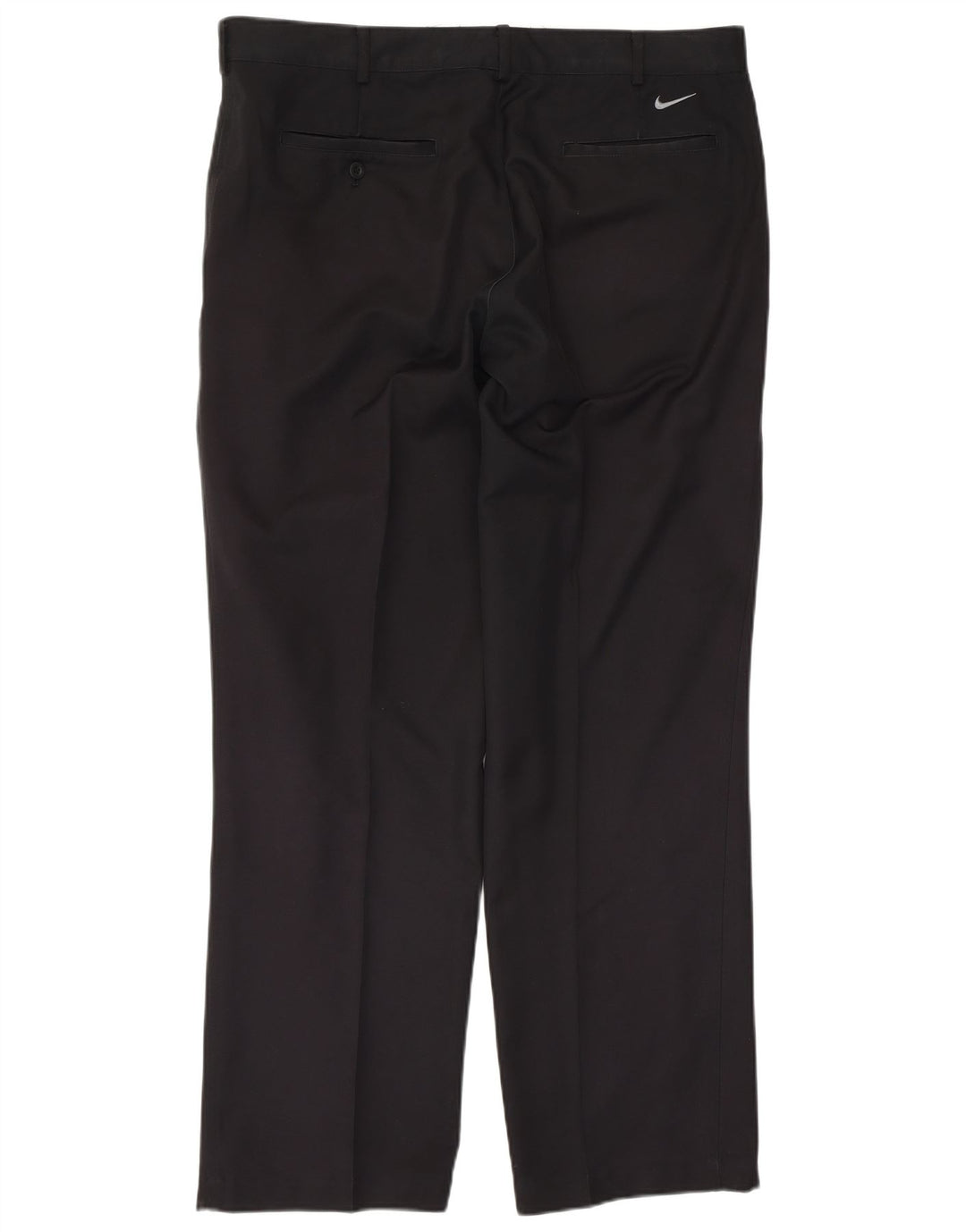 NIKE Dri Fit lige chinobukser til mænd W36 L32 sort polyester