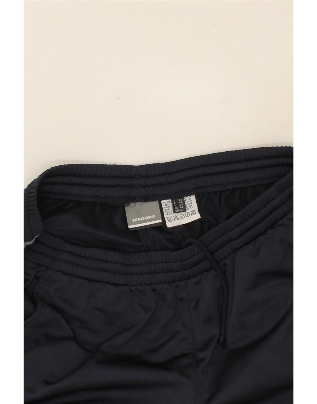 DIADORA Mens Tracksuit Trousers UK 44 XL Navy Blue Polyester Vintage Diadora and Second-Hand Diadora from Messina Hembry 