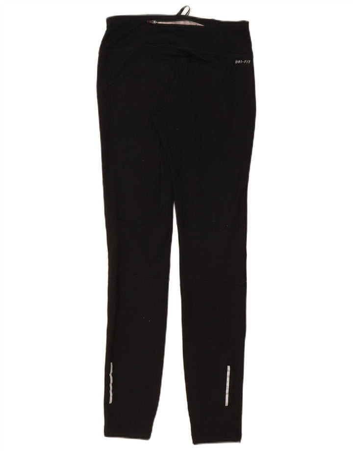 NIKE Dame Dri Fit Leggings UK 6 XS sort polyester