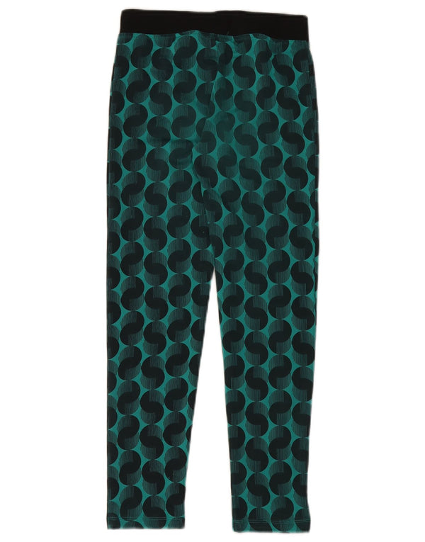 Puma Girls Leggings 9-10 år Medium Grøn Geometrisk Polyester
