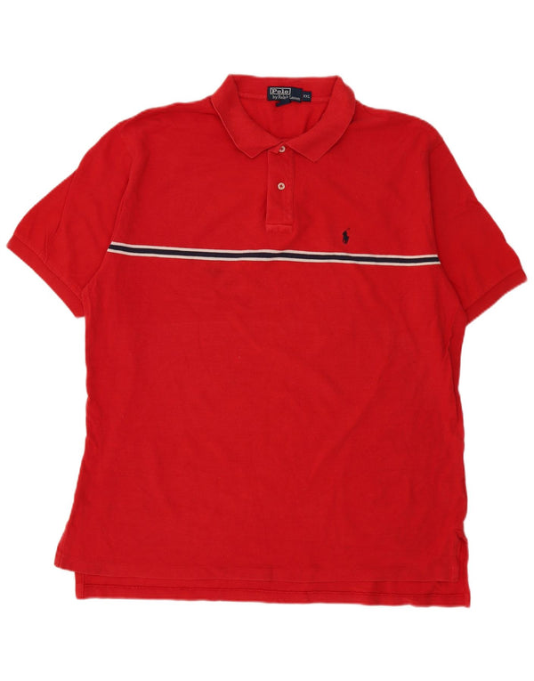 Polo Ralph Lauren Herre poloskjorte 2XL rødstribet bomuld