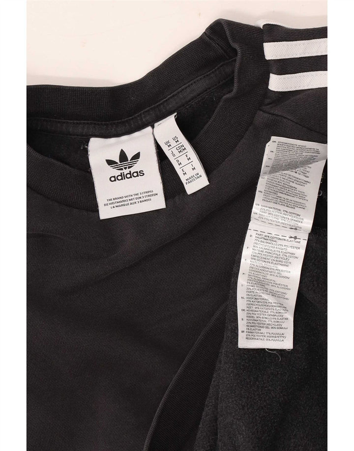 Adidas Sweatshirt Jumper Medium Sort bomuld til mænd
