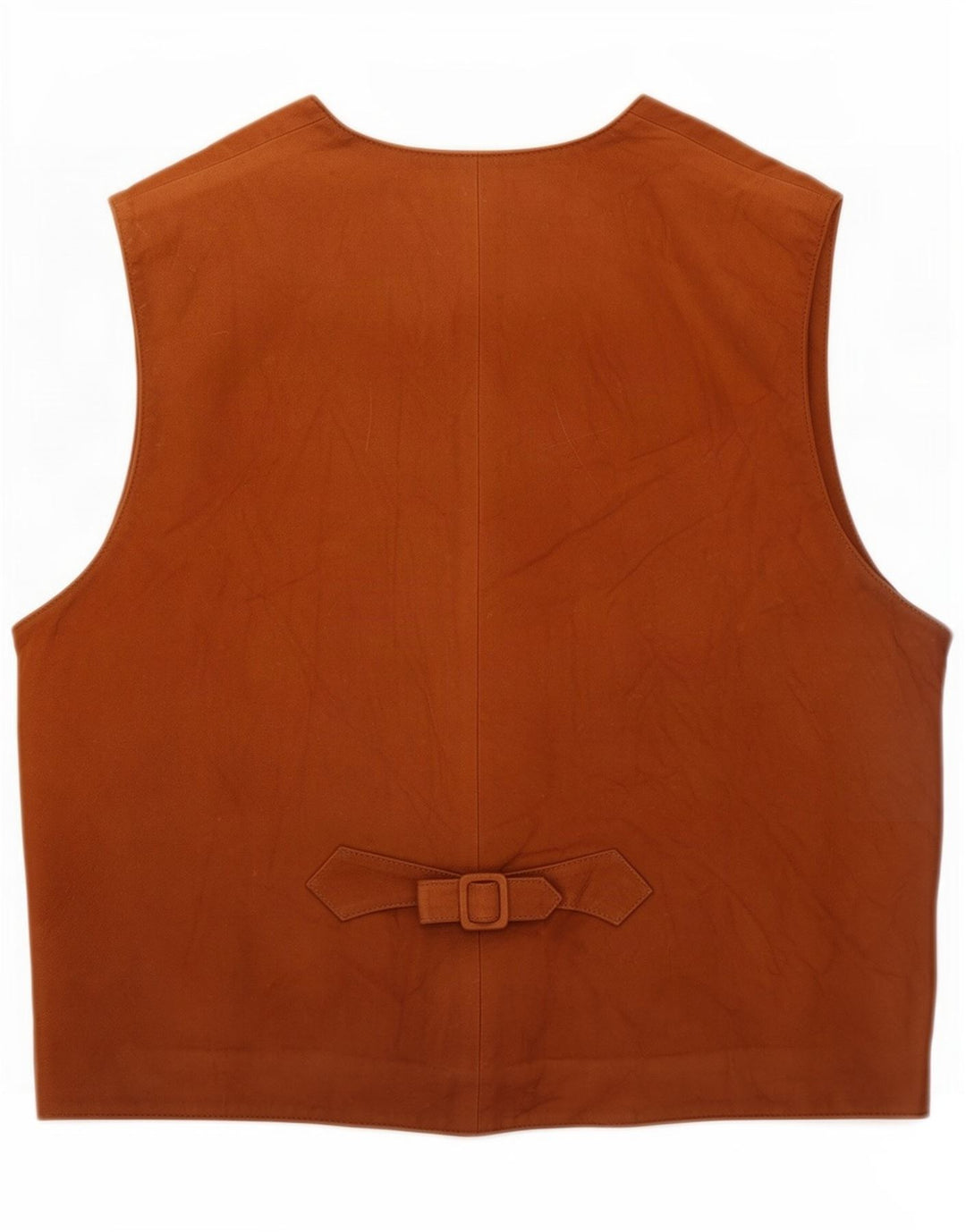 Vintage herre ruskind vest XL brun